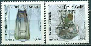 Франция, 2018, Художественное стекло, 2 марки